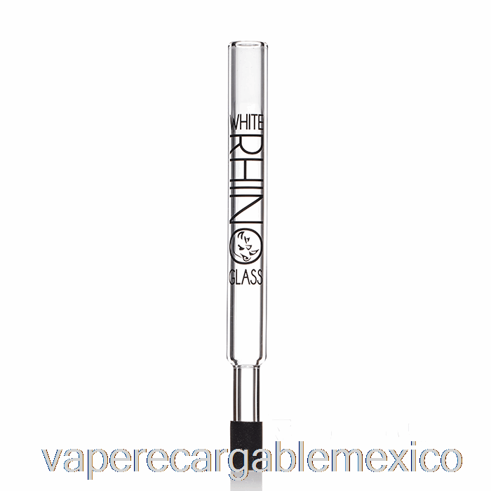 Vape Recargable Rinoceronte Blanco Pyrex Dab Paja V2